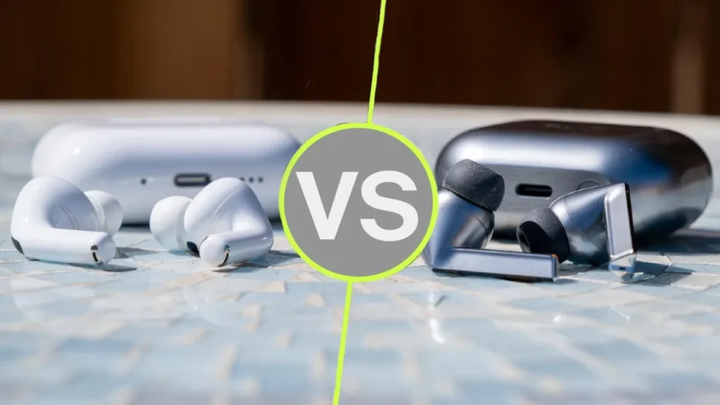 airpods pro 3 and galaxy buds3 fe design and comfort comparison