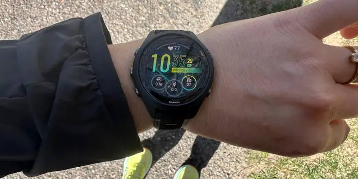 garmin forerunner long battery life gps running smartwatch