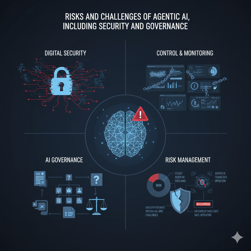 risks and challenges of agentic ai including security and governance