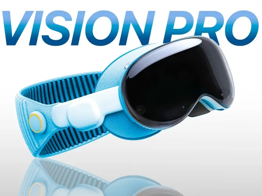 apple vision pro 2 headset design and front view