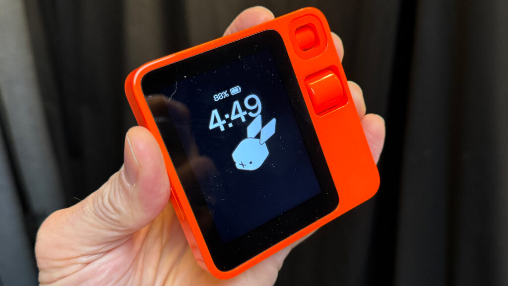 collage of professionals using screenless ai wearables in office and classroom settings.