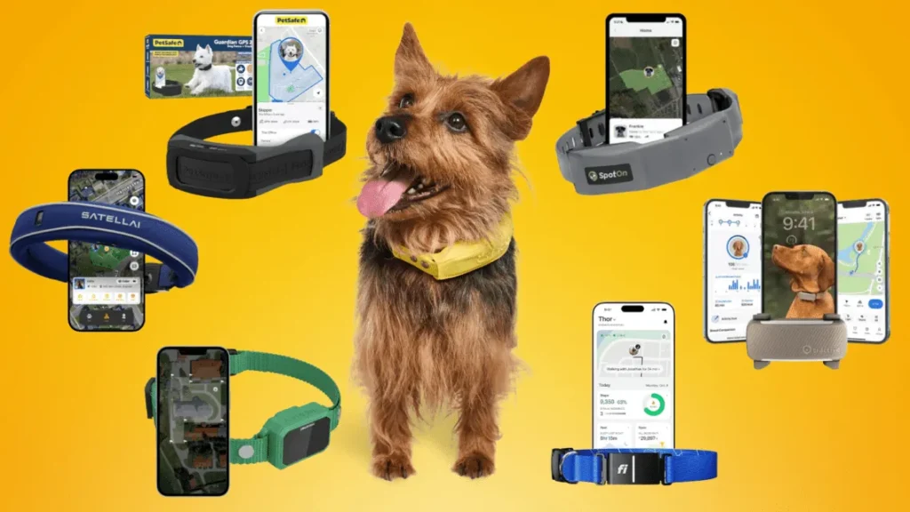 Pet GPS Tracker Review 2026: Are Smart Trackers Really Worth It for Dog and Cat Owners? comparison of popular pet gps trackers for dogs and cats displayed side by side