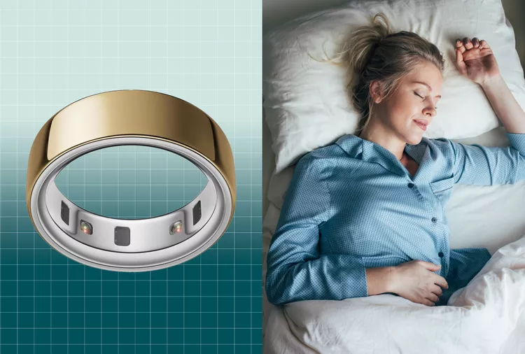 Smart Sleep Trackers Without Screens Review 2026 oura ring gen 4 smart ring sleep tracking on finger at night