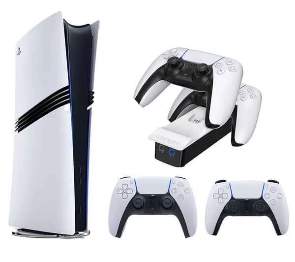 playstation 5 console and dualsense controller showing modern design