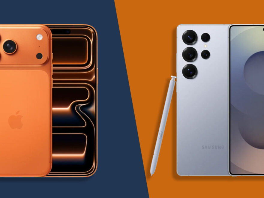 samsung galaxy s25 ultra and iphone 17 pro max premium smartphone comparison