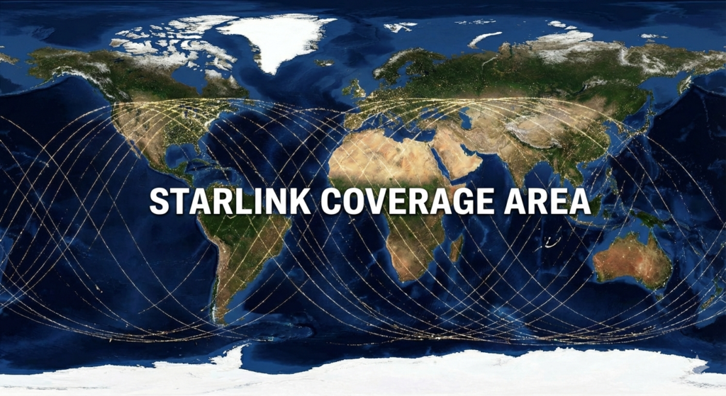 starlink global coverage map 2026