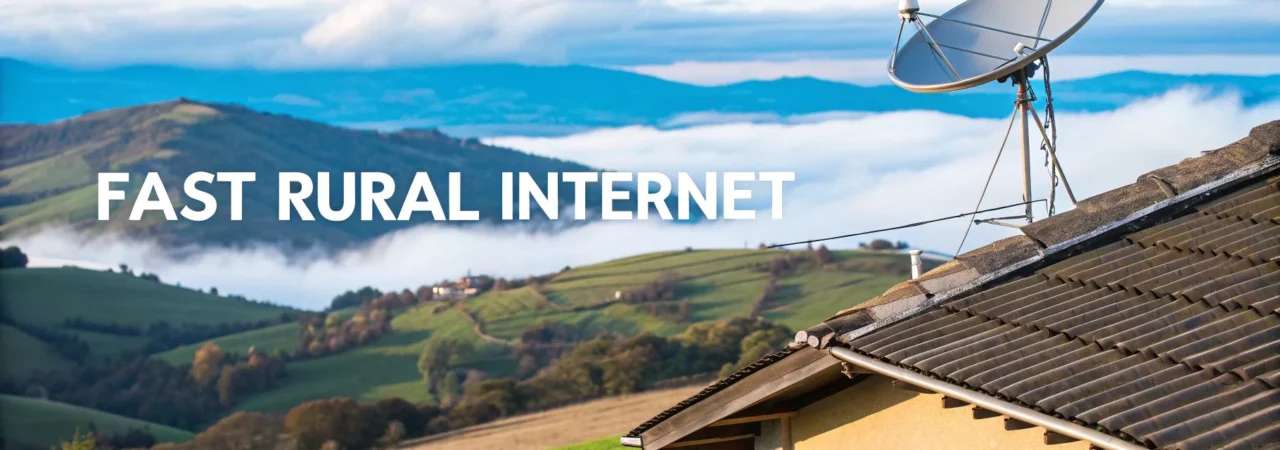 starlink satellite internet dish installed outdoors in rural area