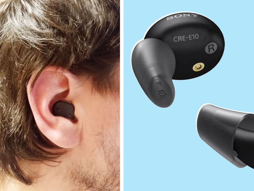 AI Hearing Enhancers Review 2026: Are Smart Hearing Devices Finally Worth It? Sony CRE E10 AI hearing enhancer with charging case and in ear fit 3