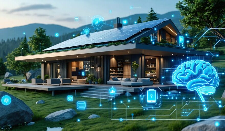 ai home energy orchestrator managing solar panels batteries and smart appliances in a modern us home 1